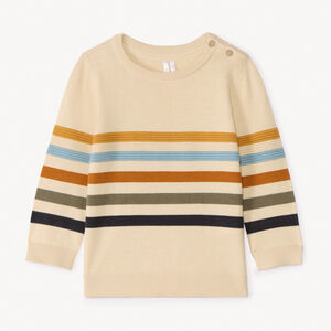 Suéter de punto a rayas para bebé niño 