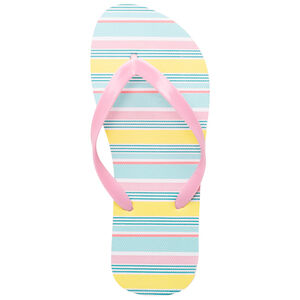 Tongs a rayas multicolores para niña con tira según la edad  Main Tongs a rayas multicolores para niña con tira según la edad