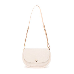 Bolso bandolera de sherpa efecto borreguito para niña 