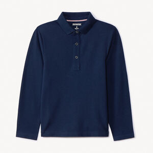 Polo manga larga liso niño 
