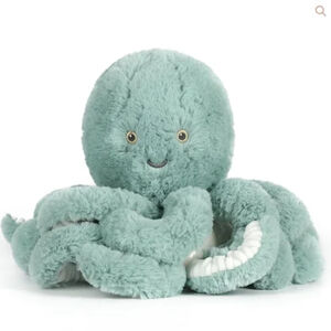 Petite peluche Pieuvre ultra douce - Bleu - 26 cm 