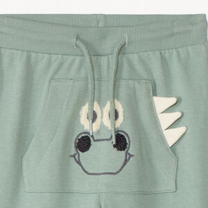 Pantalón de chándal de felpa divertido para bebé niño 