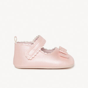 Merceditas efecto irisado con lazo para bebé niña 