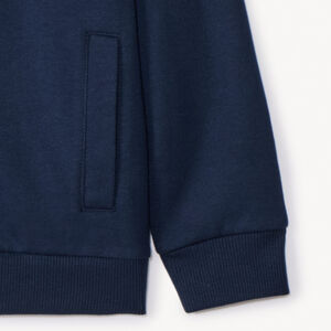 Chaqueta con capucha de felpa lisa para niño  Main Chaqueta con capucha de felpa lisa para niño