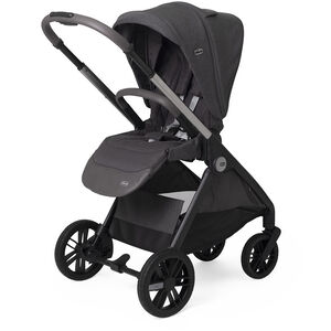Carrito trio Bellagio 2 + capazo Flexi + silla First-Seat Recline -Black satin 