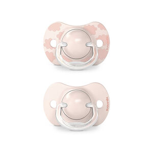 Lot de 2 sucettes silicone SX Pro 0-6M Dreams pink 