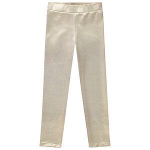 Leggings dorados efecto piel  