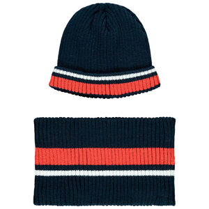 Conjunto gorro y snood forro sherpa 