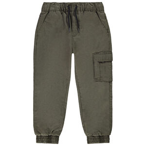 Pantalon jogger en lyocell doublé en coton pour garçon Main Pantalon jogger en lyocell doublé en coton pour garçon