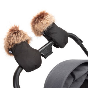 Pares de manoplas universales Simone efecto piel para cochecito  Main Pares de manoplas universales Simone efecto piel para cochecito