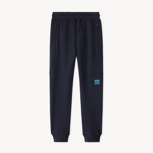 Pantalón de chándal niño de felpa lisa. 
