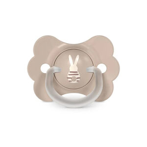 Chupete tetina fisiológica silicona SX PRO Wonderland Butterfly 0-6M decorado beige 