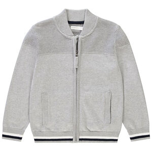 Gilet tricot esprit teddy pour enfant garçon Main Gilet tricot esprit teddy pour enfant garçon