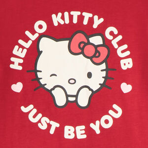 Conjunto de pijama largo de 2 piezas con estampado de Hello Kitty 