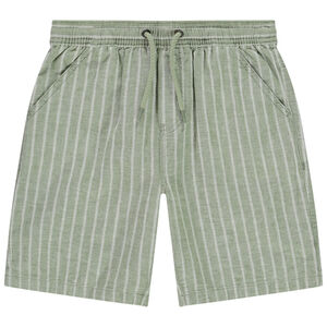 Bermudas de tela a rayas para niño 