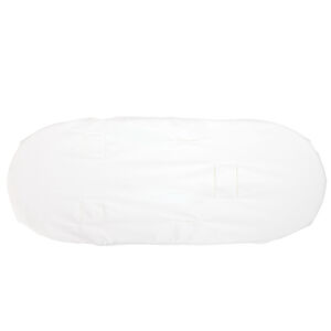 Sábana bajera 2 en 1 para capazo 30 x 75 cm blanco 