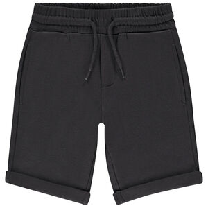 Bermudas de felpa piqué unicolor para niño 