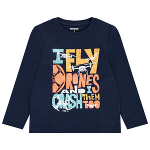 Camiseta de manga larga print fantasía para niño 