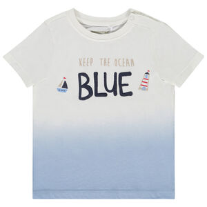 Camiseta de manga corta con diseño tie and dye para bebé niño 