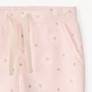 Jogging de felpa estampado niña bebé 