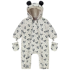 Pelele de terciopelo estampado Mickey Disney para bebé niño 