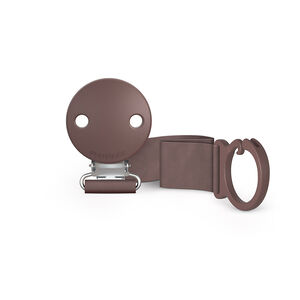 Chupetero broche y cinta de tela Zero Zero - Deep 