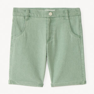 Bermudas de tela texturizada con efecto rayado para niño 