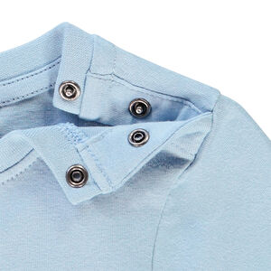 Camiseta de manga corta de algodón para bebé niño 