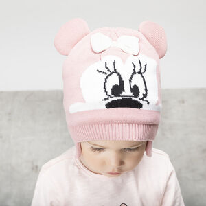 Gorro de punto Minnie Disney forro borreguito 