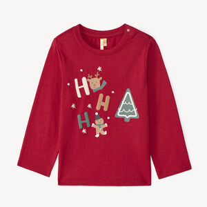 T-shirt manches longues print Noël pour bébé garçon 