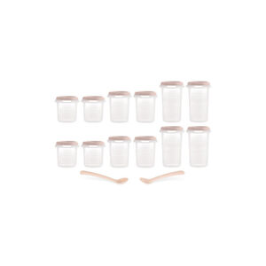 Set de 12 herméticos de tres tamaños diferentes 200, 250 y 330ml 