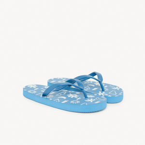 Tongs impresas de playa para niño con tira según la talla 