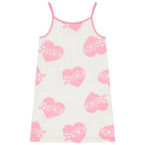Camisón de tirantes con estampado de corazones/Barbie para niña  Main Camisón de tirantes con estampado de corazones/Barbie para niña