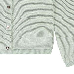 Gilet de punto fantasía con lurex niña 