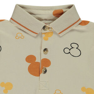 Polo manga corta estampado Mickey Disney para niño 