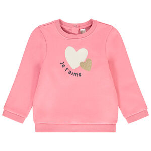 Sweat fantaisie en molleton pour bébé fille Main Sweat fantaisie en molleton pour bébé fille