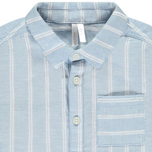 Camiseta de manga corta rayada para bebé niño 