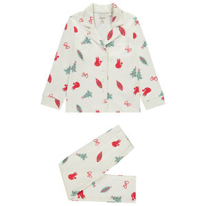 Set de pijama de Navidad de 2 piezas total look para niña  Main Set de pijama de Navidad de 2 piezas total look para niña
