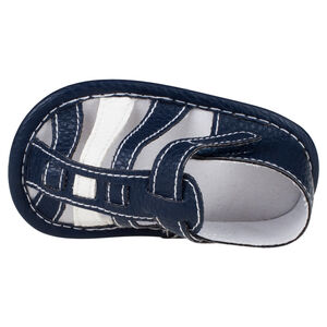 Zapatos descubiertos cintas de aspecto cuero 