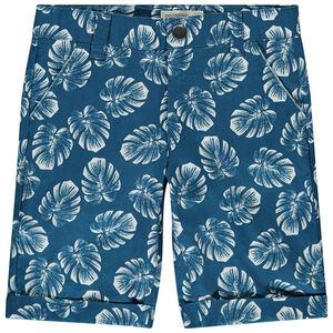 Bermuda estampada hojas de Monstera para niño 