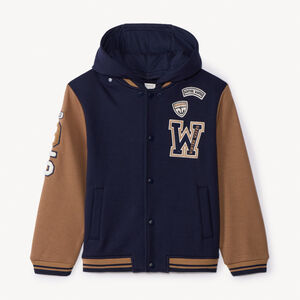 Veste à capuche et col teddy contrecollé pour garçon  Main Veste à capuche et col teddy contrecollé pour garçon