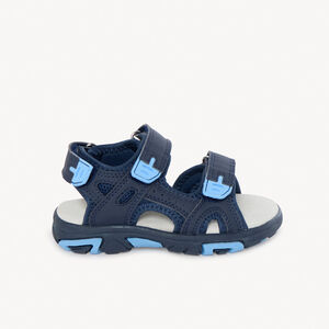 Sandalias de velcro azul niño 