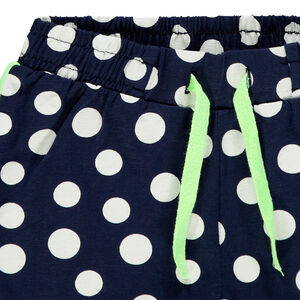 Short de jersey niña con estampado y cintura elástica 