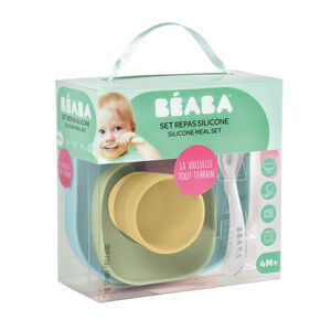 Set de vaisselle en silicone 4 pièces – Yellow 