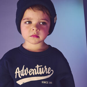 Sudadera de felpa oversize estampada para bebé niño 