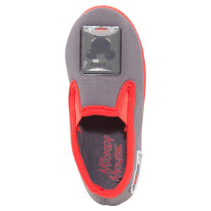 Zapatillas bajas de jersey Disney con parche Mickey 