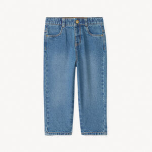 Jean ancho con motivo 3D de ballena para bebé niño 