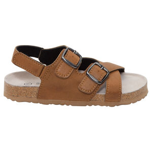 Sandalias de efecto camel y hebillas de fantasía de la 28 a la 35 