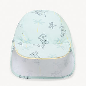 Gorra sahariana anti-UV estampada con El Rey León de Disney para bebé niño 