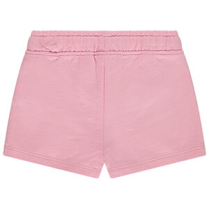 Short liso en felpa con sugar print flor hawaiana para bebé niña 